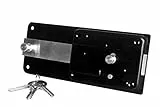 Yale Serratura meccanica 'ferroglietto' da applicare per porte in legno Y6615150 acciaio verniciato, entrata 50mm