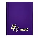 Smemoranda - Diario Scuola 2023-2024, 16 Mesi, Settembre 23 - Dicembre 24, Agenda Scolastica con Planner, Copertina Rigida, Formato Lite 12 x 16,5 cm, Colore Viola