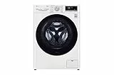 LG F4WV510SAE Lavatrice a Carica Frontale 10.5 Kg, 1400 Giri/min, Wi-Fi, Intelligenza Artificiale AI DD, Vapore Igienizzante, Turbo Wash, Motore Inverter Direct Drive, 60x85x56.5 cm - Bianco