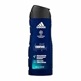 Adidas, UEFA VIII Champions League Gel Doccia Bagnoschiuma 2 in 1 per Corpo, Capelli e Viso, 400 ml