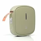Mini Etichettatrice Portatile - Ricarica USB+Etichette Adesive(1 rotolo）, Bluetooth Stampante Termica Etichette for iOS & Android, Stampante per Adesivi a Rilievo Adatto per i Della Cucina di Casa
