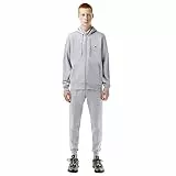 Lacoste Wh2528 Tuta da Uomo, Argento Cina, S