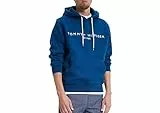 Tommy Hilfiger TOMMY LOGO HOODY, Uomo, Deep Indigo, XL