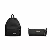 EASTPAK Padded Pak'r Zaino, 40 cm, 24 L, Nero & BENCHMARK SINGLE, Astuccio portapenne, Nero (Black), Taglia Unica
