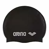 arena Classic Silicone Cuffia Unisex in Silicone, Cuffia Piscina Donna e Uomo, Cuffia Nuoto con Bordo Rinforzato, Cuffia Morbida e Resistente