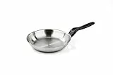 Barazzoni Le Inoxidabili Padella ø28cm in Acciaio Inox 18/10, Argento, 28 cm