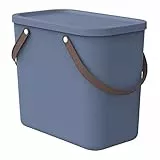 Rotho Albula - Contenitore con coperchio, in plastica, 25 l, non applicabile