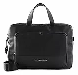 Tommy Hilfiger Borsa Laptop Uomo TH Essential Slim Computer Bag 14 Pollici, Nero (Black), Taglia Unica