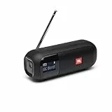 JBL Tuner 2 Speaker Wireless Bluetooth Portatile con Radio Digitale DAB / DAB+ e FM - Cassa Altoparlante Impermeabile IPX7, con Display LCD, fino a 12 h di Autonomia, Nero