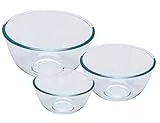 Pyrex Set 3 ciotole 0,5 l, 1,0 l e 2,0 l