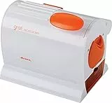 Ariete 445 Gratì Professional Grattugia Elettrica Professionale, Rullo Extra Large Acciaio Inox, Contenitore Estraibile con Tappo Salvafreschezza, 120 W, Bianco/Arancione