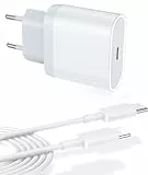 20W Caricabatterie rapido[Certificato MFi]Caricabatterie Adattatore USB C con 3M Cavo da USB C a Lightning Compatibile con iPhone 14/14 Pro/13/13 Pro/12/SE/11/XR/XS Max/X/8/7/iPad