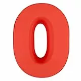 LIHAO Stampi per Torte in Silicone, Stampi con Forme Particolari, Stampi Numeri Grandi per Compleanno Matrimonio-Numeri 0