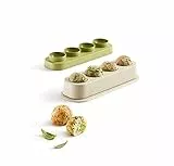 Lékué 0220700V22M017 Mold-0220700V22M017 Stampo per polpette, plastica, multicolore