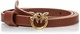 Pinko Love Berry H1 Belt Vitello Cintura, L39Q_Cuoio-Antique Gold, M Donna