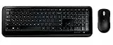 Microsoft Wireless Desktop 850 - keyboards (RF Wireless, Wireless, USB, Battery, Windows 10 Home, Windows 7 Professional, Windows 8, 0 - 40 °C), [English Layout]
