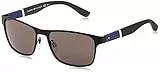 Tommy Hilfiger Th 1283/S Nr Fo3 55, Occhiali da Sole, Uomo, 55, Nero (Bluewhtgry/Brown Grey)