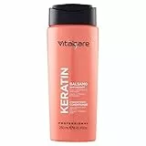 Vitalcare | Keratin - Balsamo Capelli Rinforzante, per Capelli Fragili e Stressati, con Cheratina e Arginina, Aiuta a Rigenerare e Proteggere la Fibra dei Capelli, 250 ml