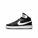 Nike Court Borough Mid 2 (GS), Scarpe da Basket Uomo, Nero (Black/White 010), 39 EU
