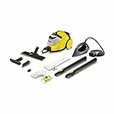 Pulitore a Vapore Kärcher SC 5 EasyFix Iron Plug, Con presa ferro da stiro, Pronto in 3 min. 2200 W, Serbatoio estraibile 2litri, Area 150m² + Kit pavimenti + Bocchette manuali + Filtro Anticalcare