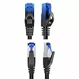 KabelDirekt Cavo di rete 0,25 m, Ethernet, cavo LAN e patch e cavo di rete Cat 7 RJ45 – 1,5 m – 10 Gigabit Ethernet, cavo LAN e patch