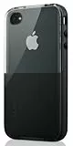 Belkin - Custodia Shield Eclipse in TPU Morbida per iPhone 4G - Nero Perla e Trasparente