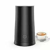 Montalatte Elettrico Automatico, 400W Montalatte Elettrico Cappuccino, Scalda Schiumatore Latte Elettrico in Acciaio Inox, Schiuma Latte Calda/Freddo Montalatte Caffè