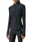 Under Armour Qualifier Camo Half Zip Felpa, Donna, Nero, SM