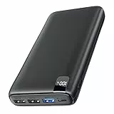 Power Bank 27000mAh Batteria Esterna: Hiluckey 22,5W Ricarica Rapida Caricabatteria Portatile con Display Digitale LED e 4 Porte per Smartphone Tablets