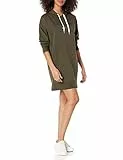 Tommy Hilfiger Tommy Jeans-Vestito da Donna con Cappuccio Casual, Foresta, XS