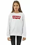 Levi's Lvg Key Item Logo Crew Bambine e Ragazze, Rosso/Bianco, 16 anni