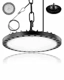 wowspeed UFO Faretto LED, 100W 10000LM UFO Lampadario LED 5000-6500K, Lampada da Officina SMD 2835 LED, IP65 Impermeabile Proiettore High Bay Light per Industriale Officine Fabbrica (100W, 1PC)