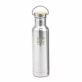 Klean Kanteen Bottiglia in Acciaio Inox con Stainless Unibody Bamboo Cappello Reflect, Edelstahlflasche mit Stainless Unibody Bamboo cap 800 ml Reflect, Mirrored Stainless