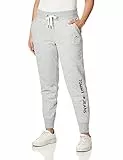 Tommy Hilfiger Pantaloni Jogger Donna, Stone Grey Heather, L