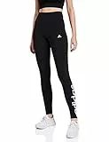 adidas Essentials High-waisted Logo, Leggings, Donna, Black/White, S