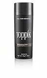 TOPPIK 55 g di fibre per capelli, compressore per capelli, colore marrone scuro