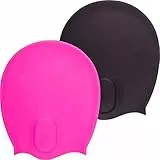 The Friendly Swede Cuffia da nuoto extra large per donne e uomini, cuffia da nuoto per trecce e dreadlocks, capelli ricci lunghi e spessi, tessitura e afro
