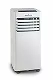 Condizionatore d'Aria Portatile 7000 BTU Innoliving INN-520, Classe Energetica A, 4 Funzioni, Timer 24 Ore, Display LED, Funzione Deumidificatore, Accessori Inclusi