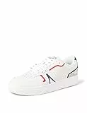 Lacoste L001 0321 1 SMA, Sneakers Uomo, Wht/Nvy/Red, 42 EU