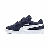 PUMA Puma Smash V2 Sd V Ps, Scarpe da Ginnastica Unisex - Bambini e ragazzi, Blu (Blu Peacoat Puma White), 30 EU