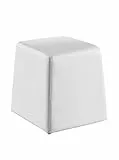 Wink design, Huntsville, Pouf, Finta Pelle, Bianco