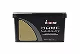 MaxMeyer Pittura colorata lavabile finitura metallizzata per interni Home Color ORO 2,5 L