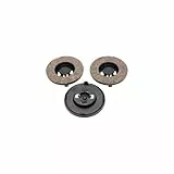 Hoover 09502576 Cuscinetti per Lucidatrice Pavimenti, 3 Pezzi