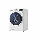 LG RH80V9AVHN Asciugatrice Smart a Carica Frontale 8 Kg, Classe A+++, Condensazione con Pompa di Calore, Wi-Fi con SmartThinQ, Eco Hybrid, Allergy Care, 60 x 69 x 85 cm - Bianco