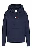 TOMMY JEANS - Felpa donna relaxed con badge logo - Taglia M