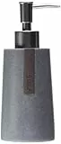 Sealskin Pierra Dispenser per Sapone Liquido, Poliresina, Grigio, 7.4 x 18.5 x 7.3 cm