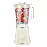 COMFEE Smoothie Maker, vaso da 1,5 litri, frullatore, robot da cucina, 600 W, mixer multifunzione con 2 livelli di velocità e funzione di impulso, crema, CTB-150610m-RO-CM