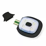 Wmcaps 4 LED faro cappello illuminato USB ricaricabile mani libere faro lampada beanie sostituzione