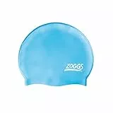 Zoggs Cuffia, Easy-Fit Silicone cap Unisex Adulto, Azzurro, Taglia Unica