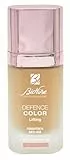 Bionike Defence Color - Fondotinta Lifting Anti-age 204 Beige SPF 15 per Pelli Normali e Mature, Effetto Antiossidante e Levigante per 24 Ore, Attenua le Rughe 30 ml